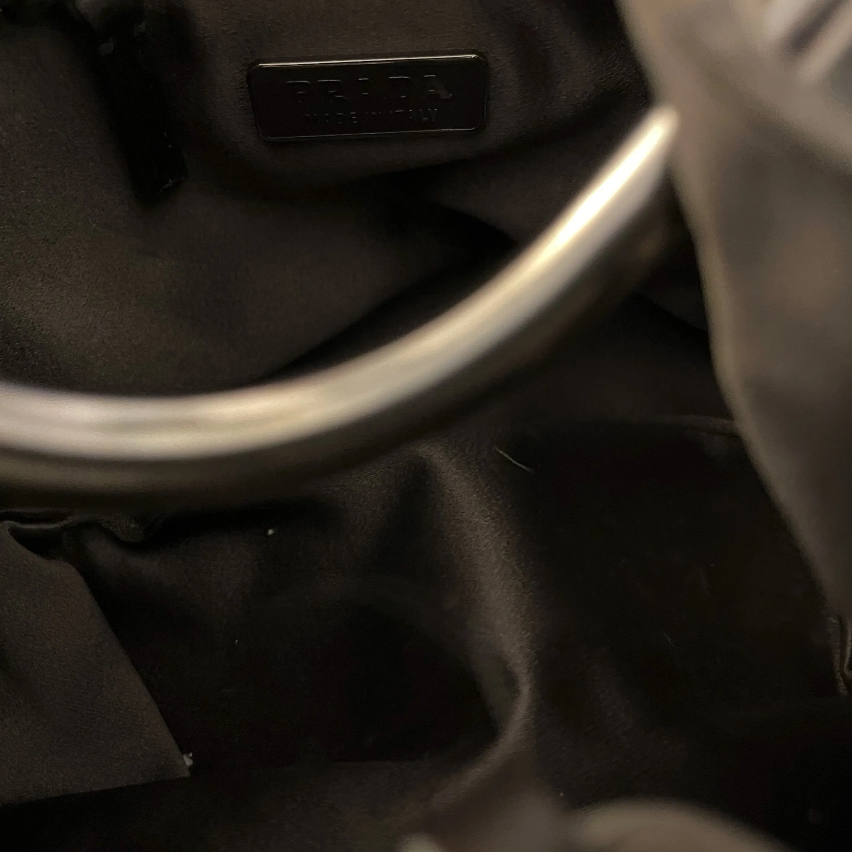 Prada Taupe Mini Top Handle Bag