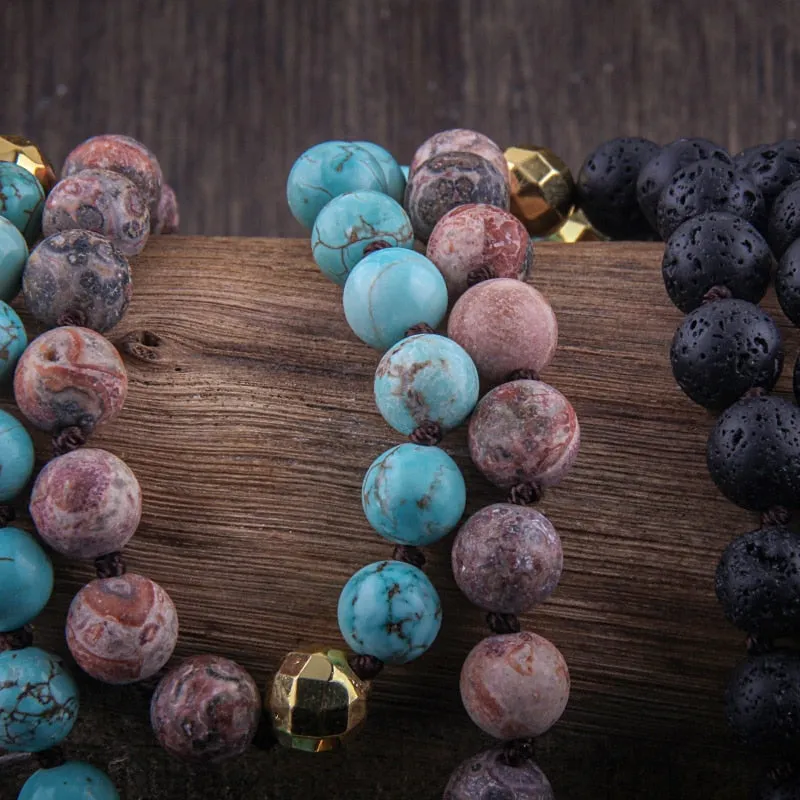 Precious Natural Glass/Stone Crystal Necklace