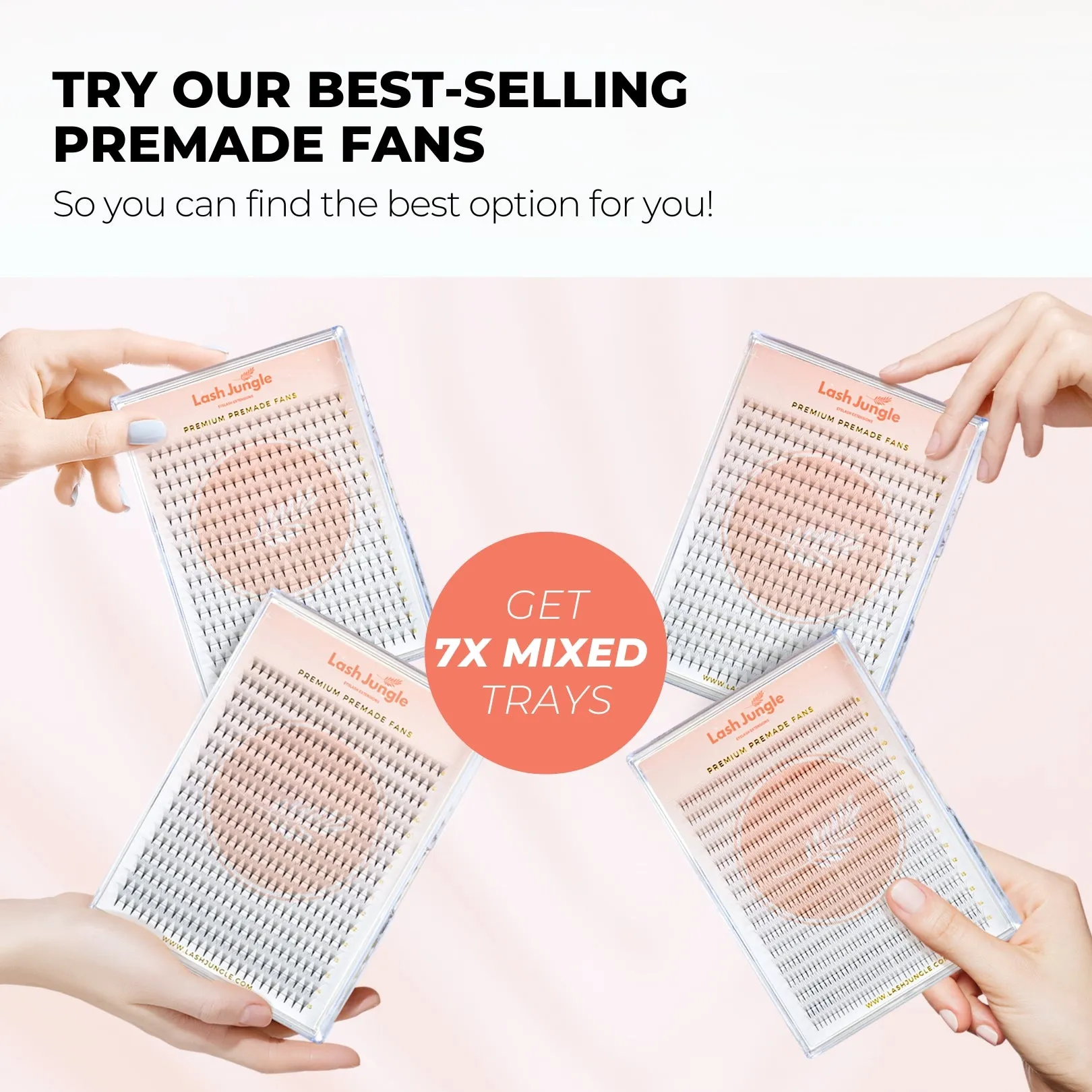 Premade Fans Starter Pack — 7x Mixed Trays