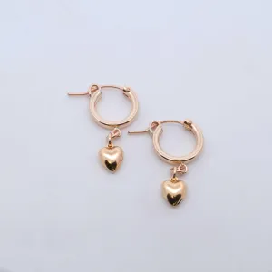 Puffy Heart Earrings