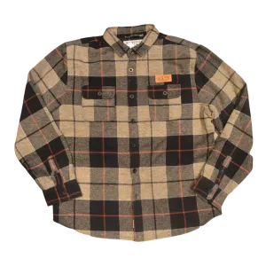 Quilted Flannel Jacket Charcoal