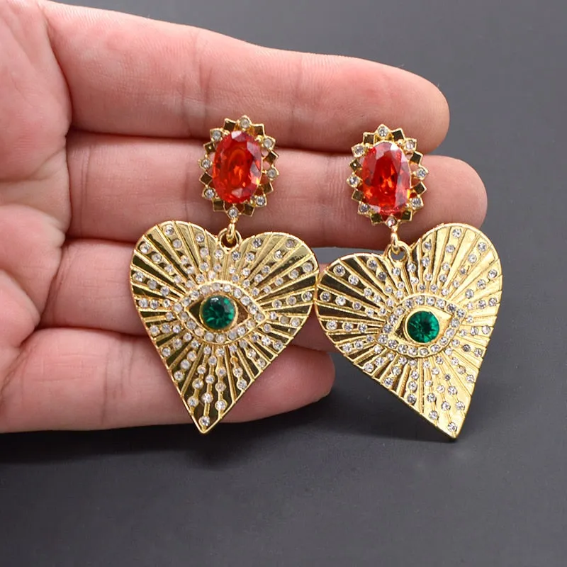 "$ACRED HEART" Earrings