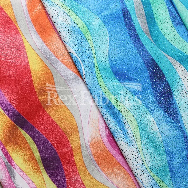 Raw Vinyl - 4-Way Stretch Poly Spandex Print