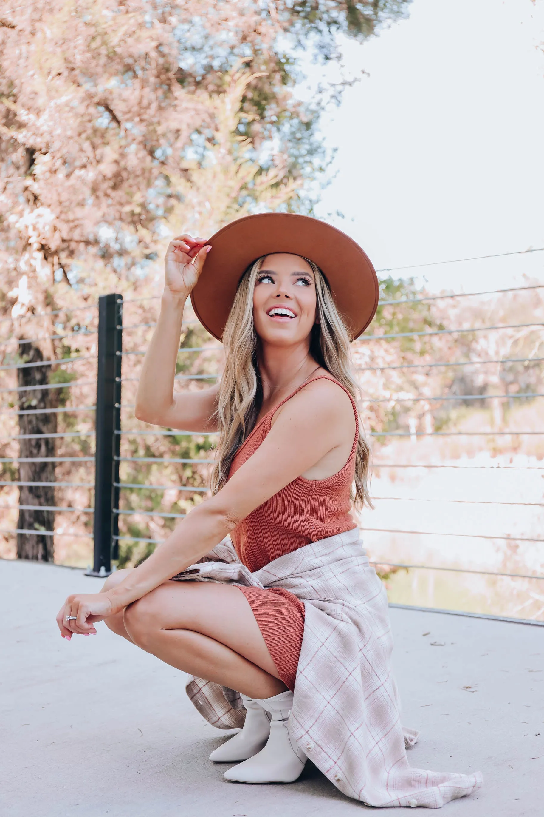 Reese Fedora Hat - Tan