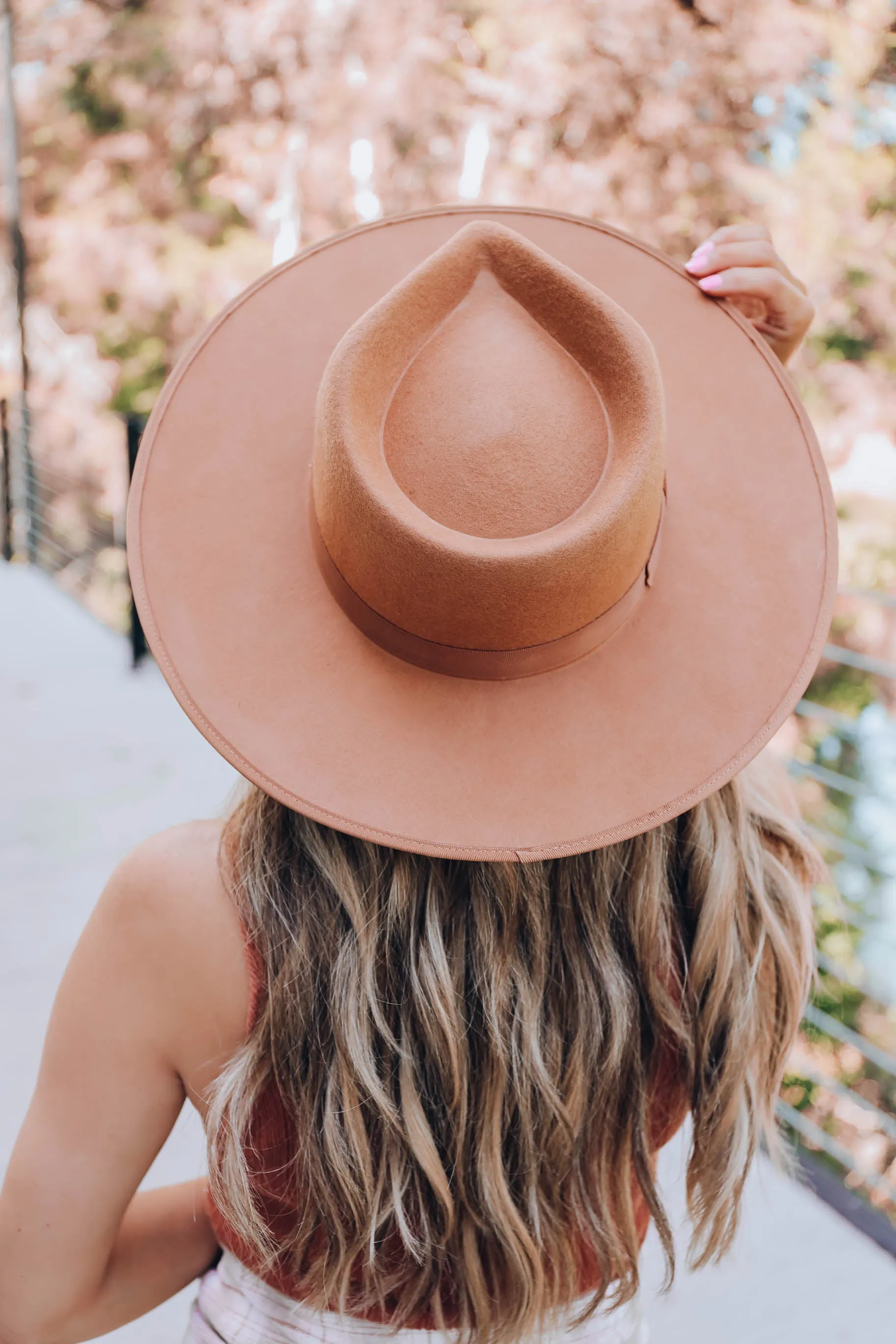 Reese Fedora Hat - Tan