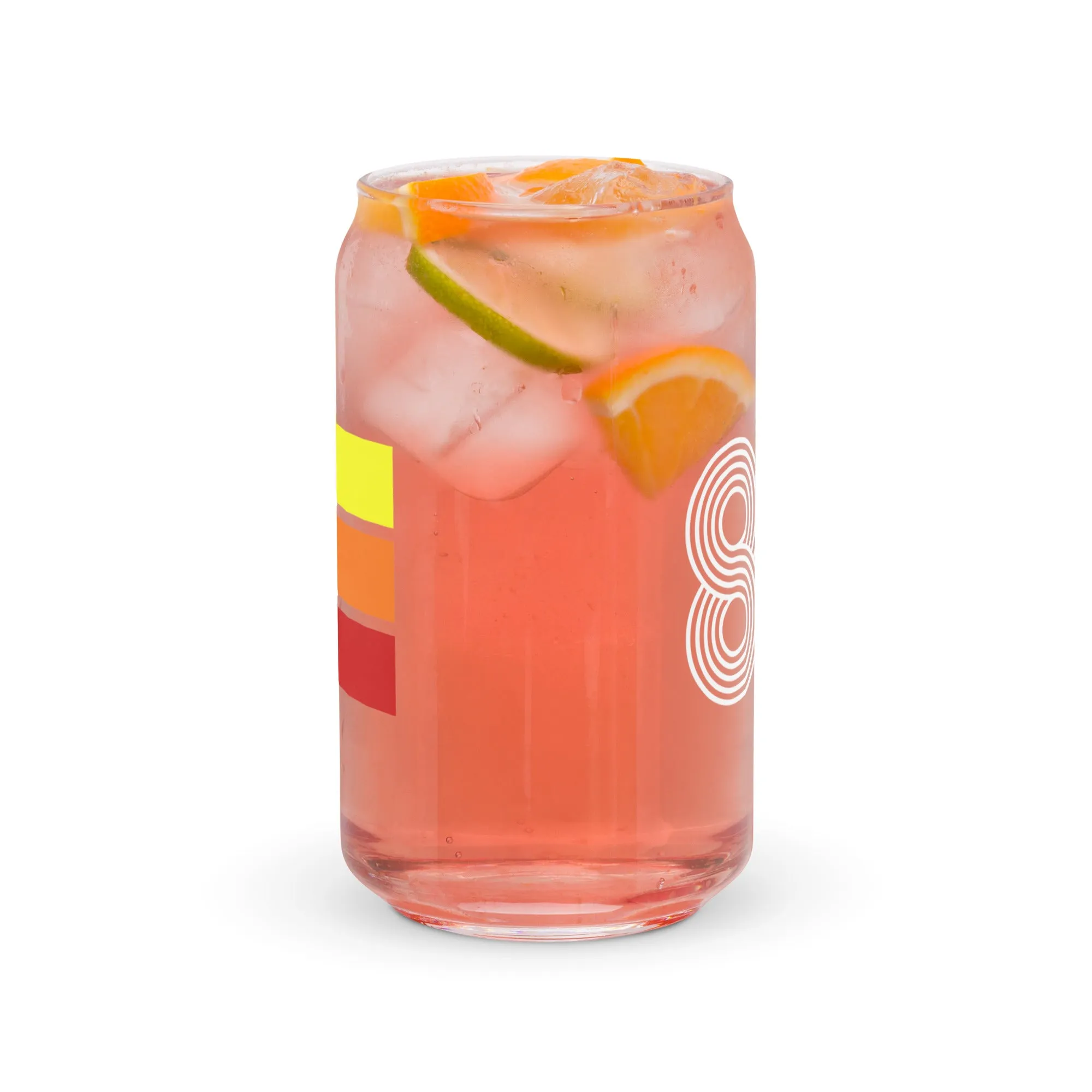 Retro 1987 Can-shaped glass
