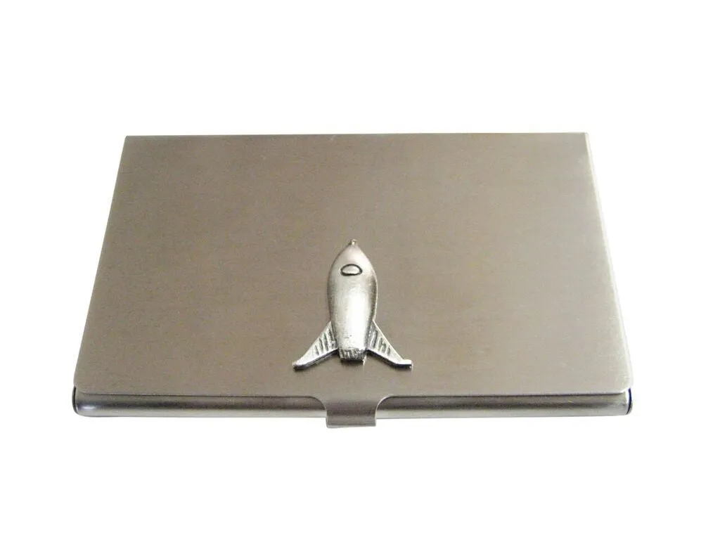 Rocket Ship Business Card Holder