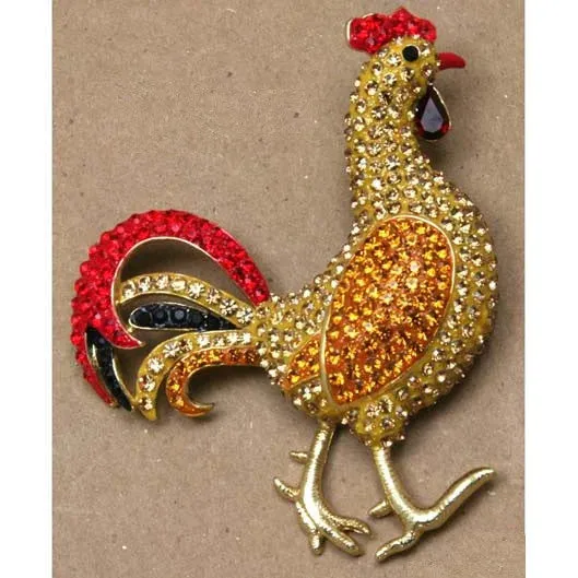 Rooster Pin