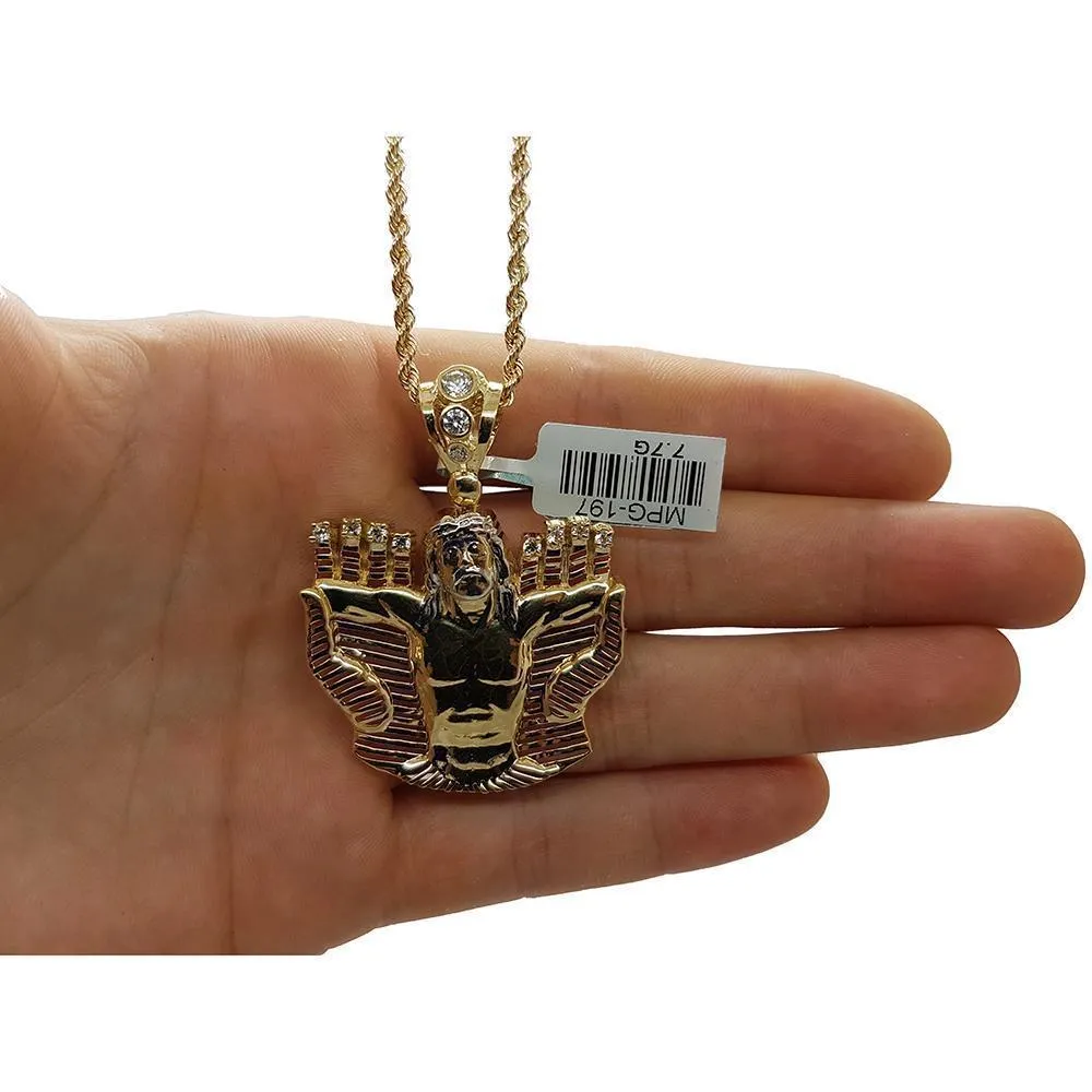 Rope Chain 2.5MM 10K With Maceo en OR 10K MNG-033