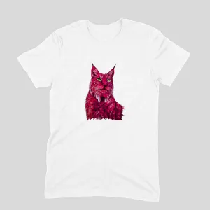 Round Neck T-Shirt (Men) - Roar Of The Fuchsia Lion (10 Colours)