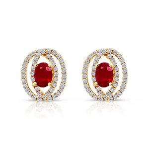Ruby Fashion Studs