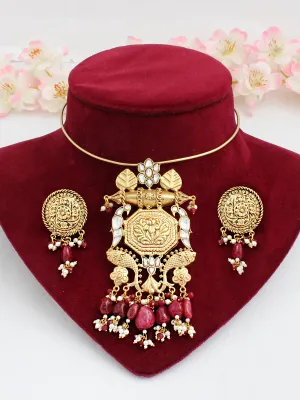 Rukmani Hasli Necklace Set