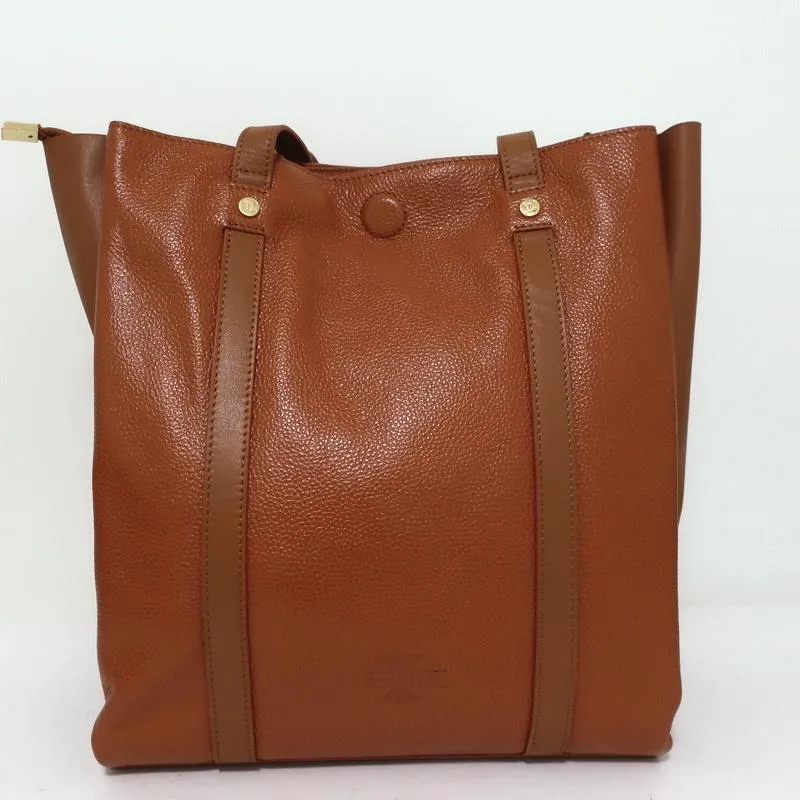 Sancia Marisa Tote Cognac Leather Extra Large Shoulder Bag