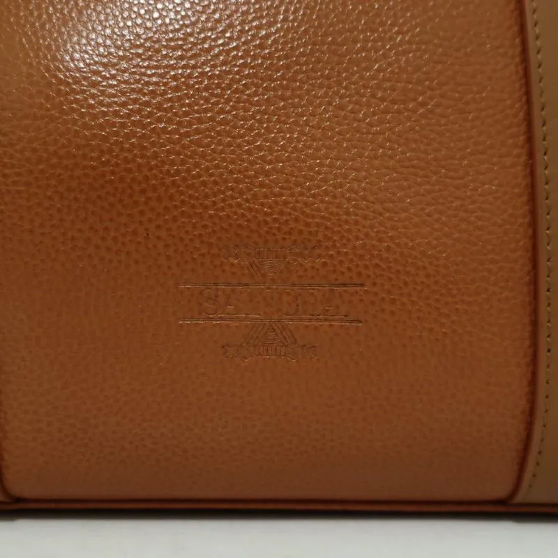 Sancia Marisa Tote Cognac Leather Extra Large Shoulder Bag