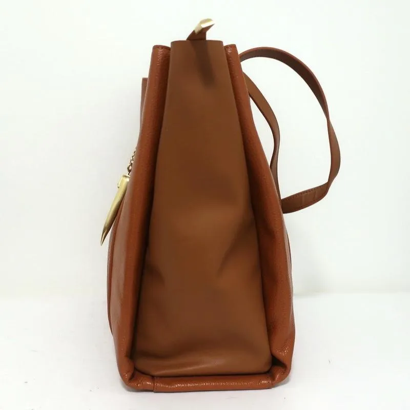 Sancia Marisa Tote Cognac Leather Extra Large Shoulder Bag