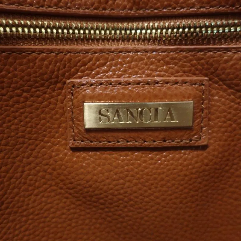 Sancia Marisa Tote Cognac Leather Extra Large Shoulder Bag