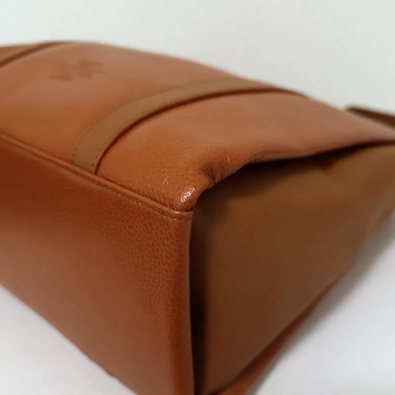Sancia Marisa Tote Cognac Leather Extra Large Shoulder Bag