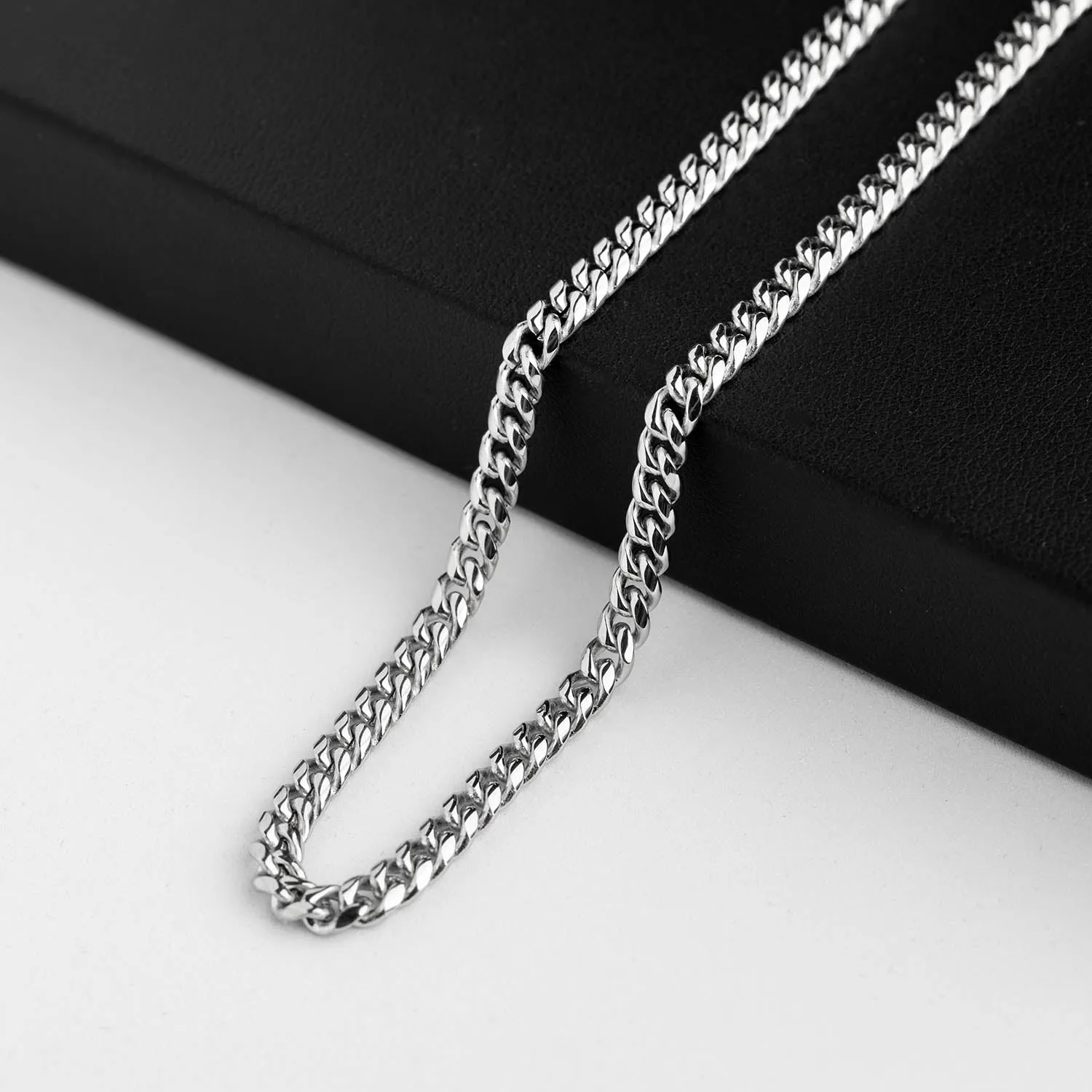 Schmuck-Set - Cuban Link Halskette   Armband