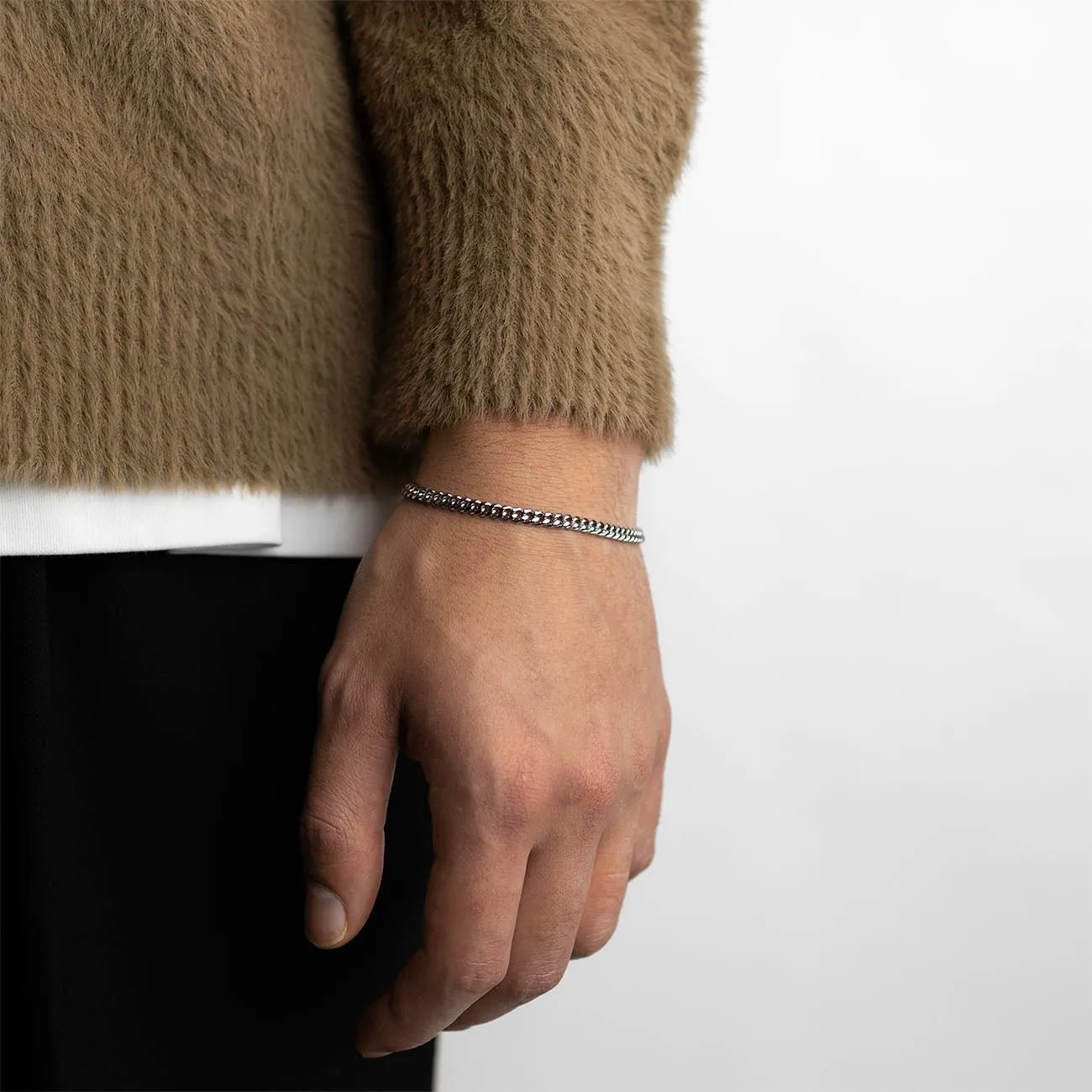 Schmuck-Set - Cuban Link Halskette   Armband