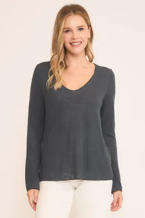 SCOOP NECK TOP
