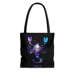 Scorpio Zodiac Sign Tote Bag