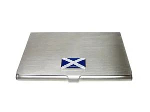 Scotland Flag Pendant Business Card Holder