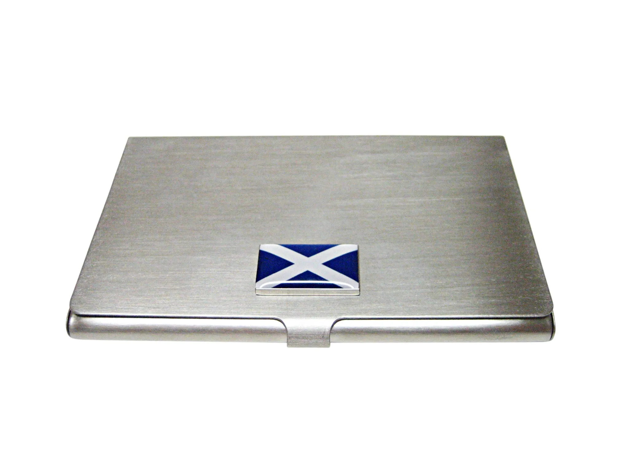 Scotland Flag Pendant Business Card Holder