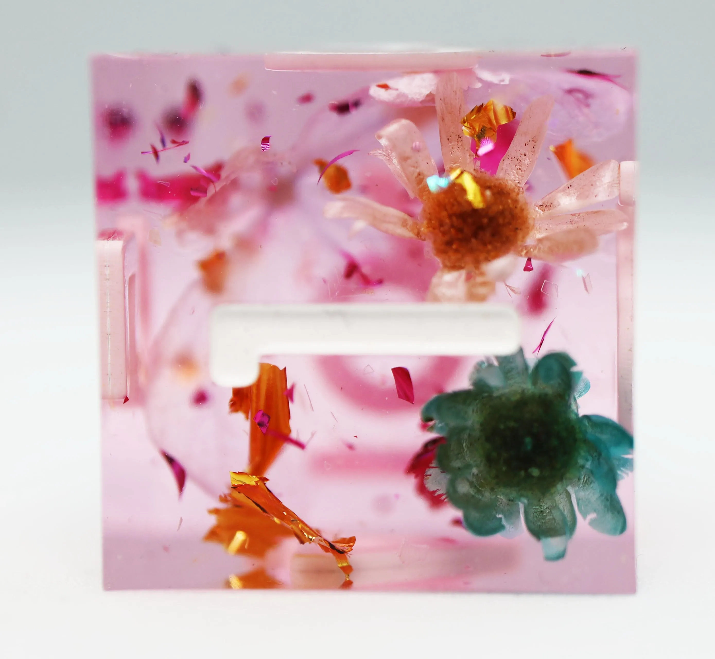 Sharp Edge Resin RPG Dice Set - Floral Wind