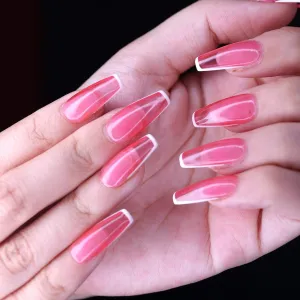 Sharp Pink Jelly French(Haute Exclusive Customization)