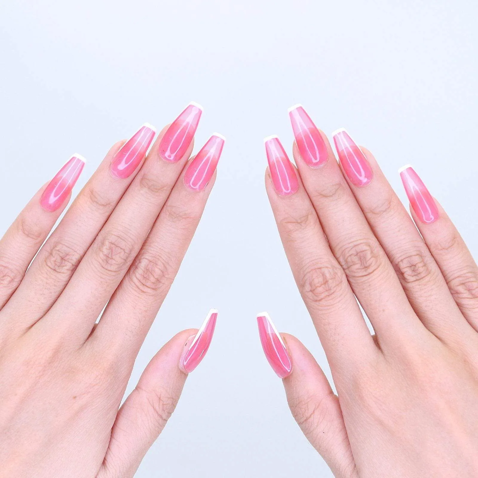 Sharp Pink Jelly French(Haute Exclusive Customization)