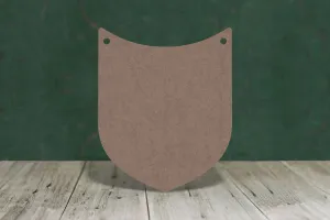 Shield 2 - wooden craft blank - 2mm MDF