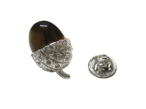 Shiny Acorn Lapel Pin
