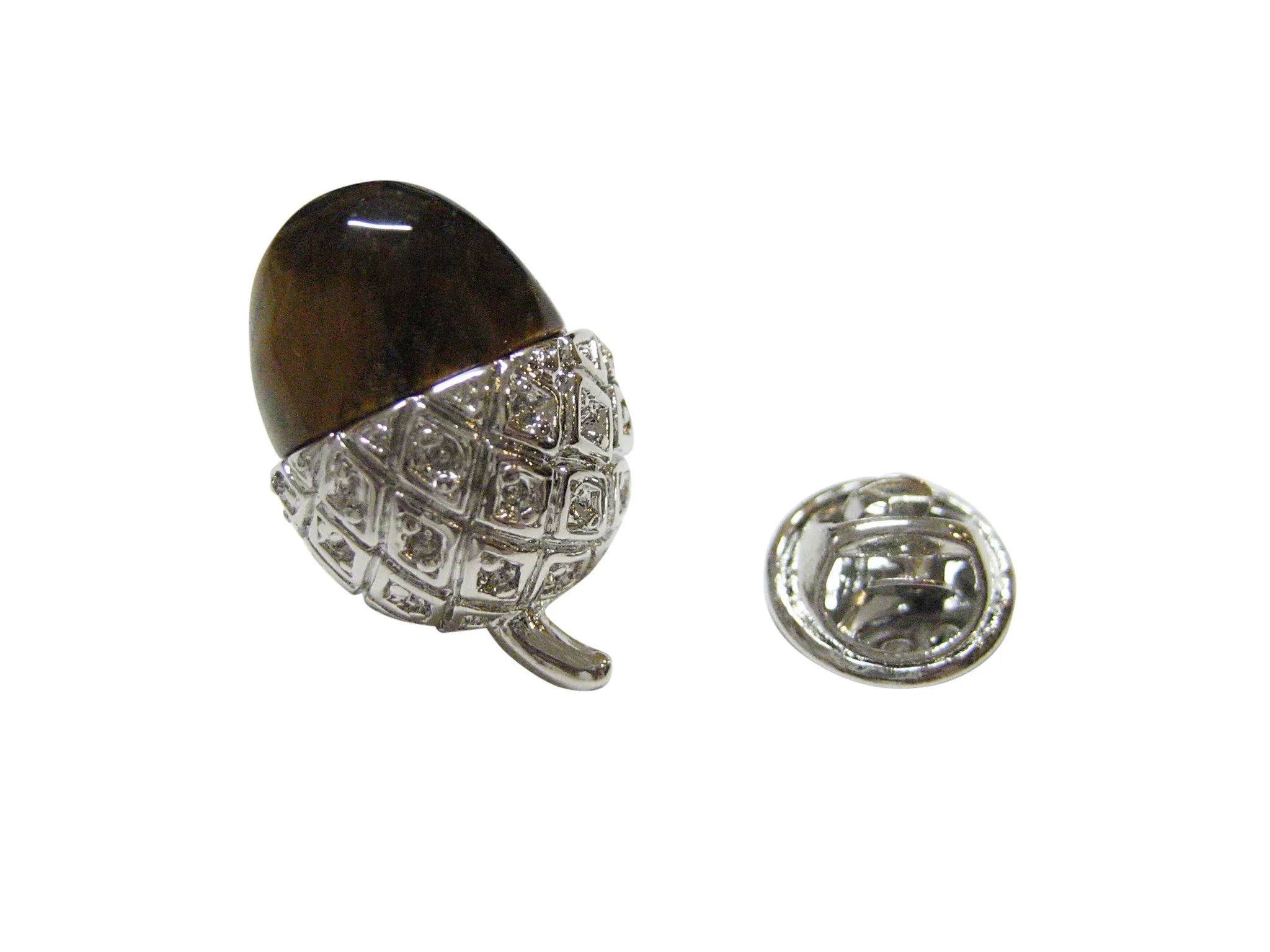 Shiny Acorn Lapel Pin