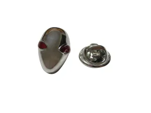 Shiny Alien Head Lapel Pin