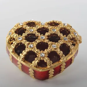 Shiny Heart Trinket Box