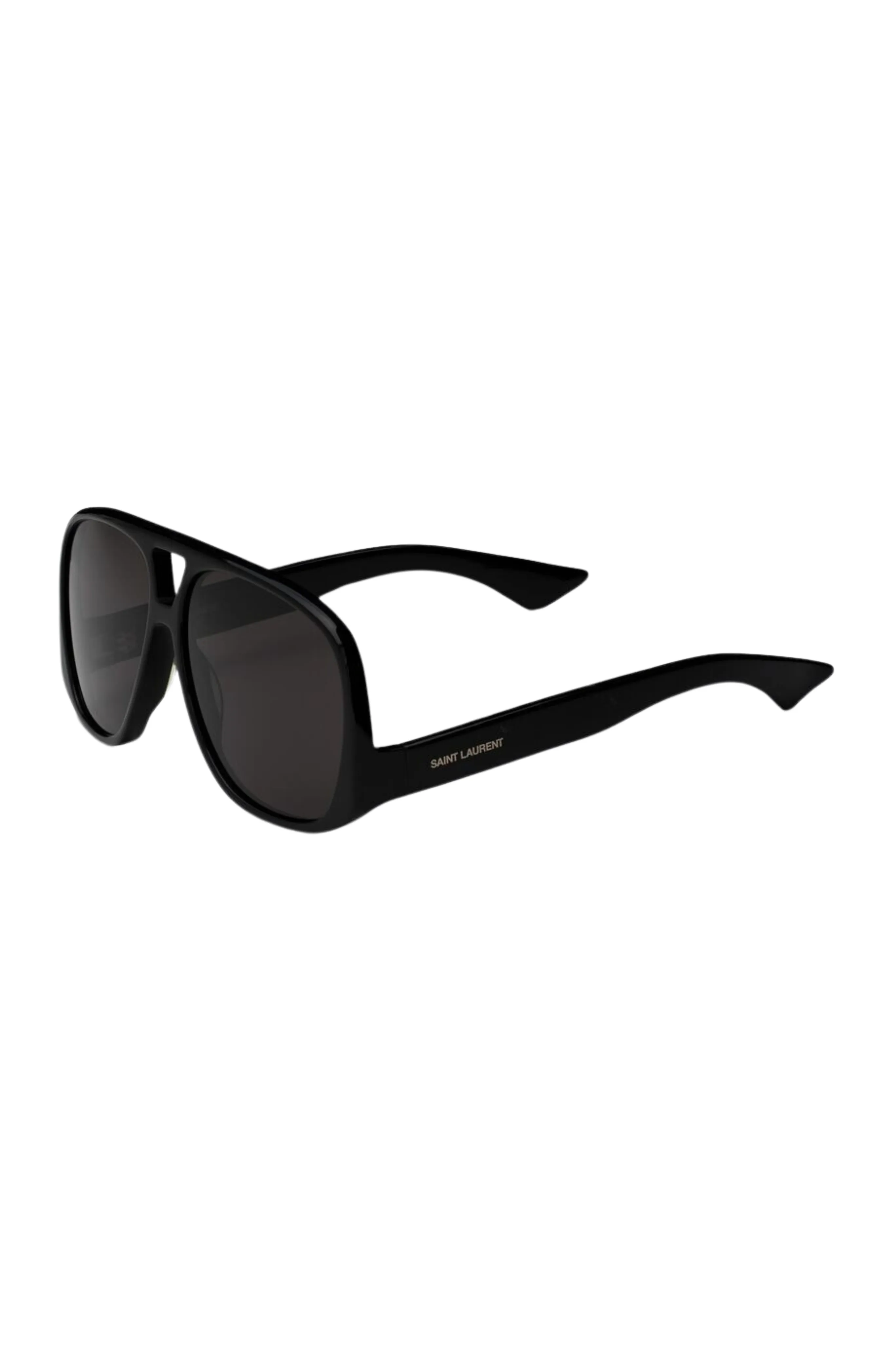 Shiny Pilot Frame Sunglasses