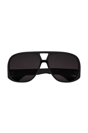 Shiny Pilot Frame Sunglasses