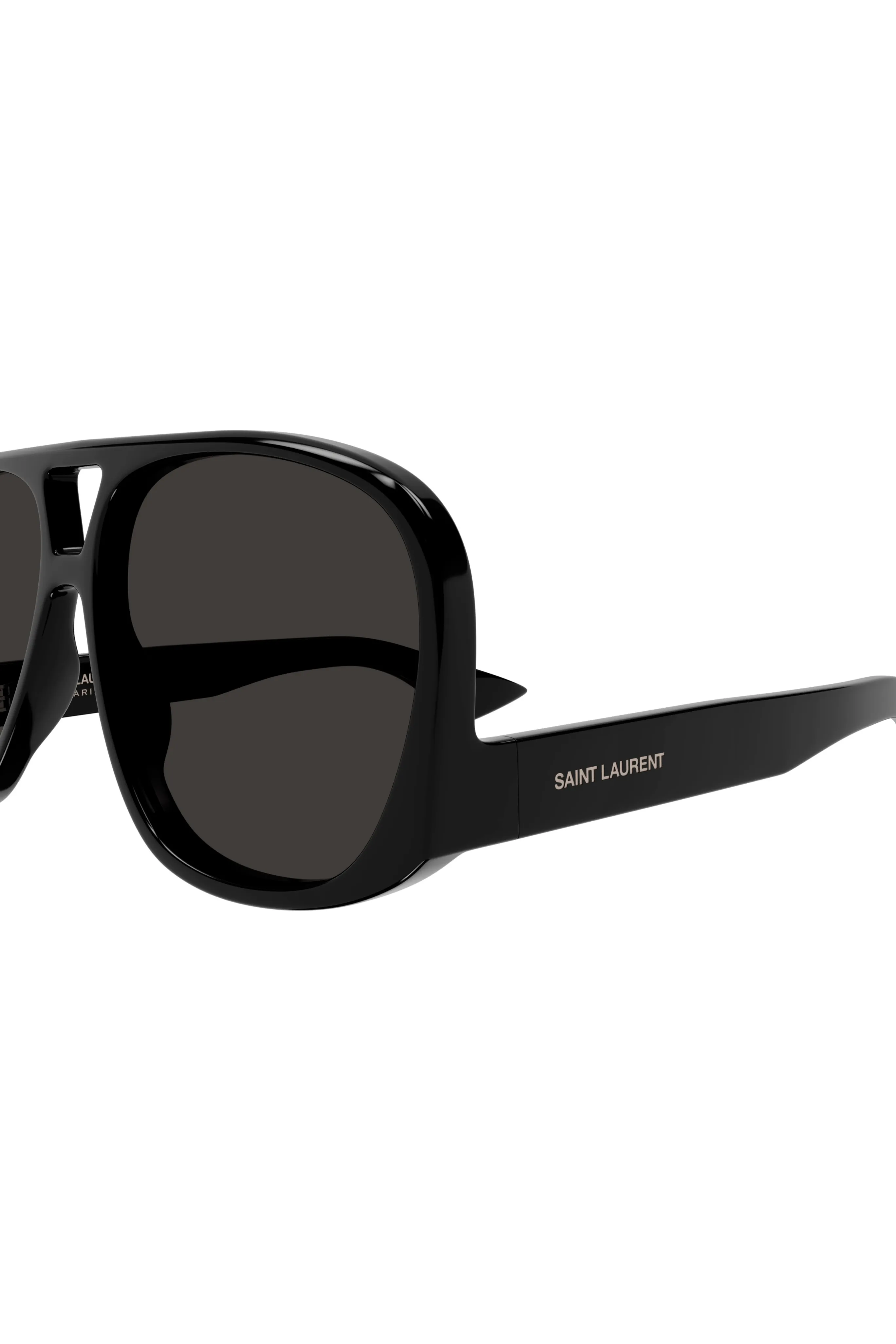 Shiny Pilot Frame Sunglasses