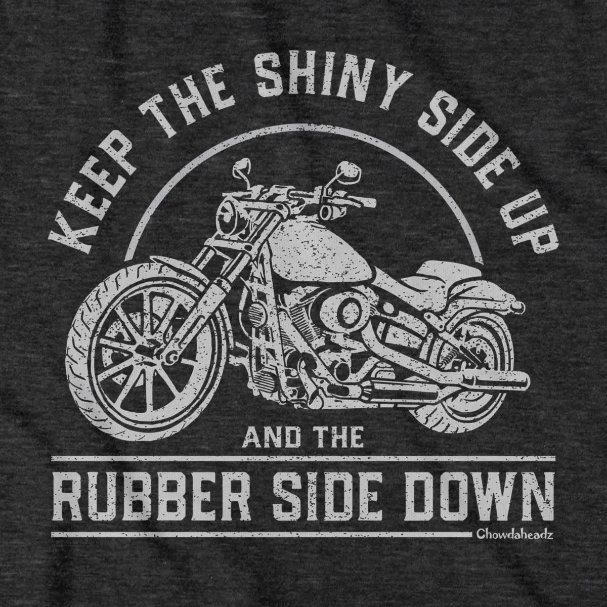Shiny Side Up Motorcycle T-Shirt