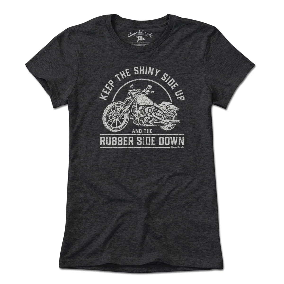 Shiny Side Up Motorcycle T-Shirt