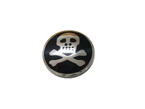 Shiny Skull Cross Bones Magnet