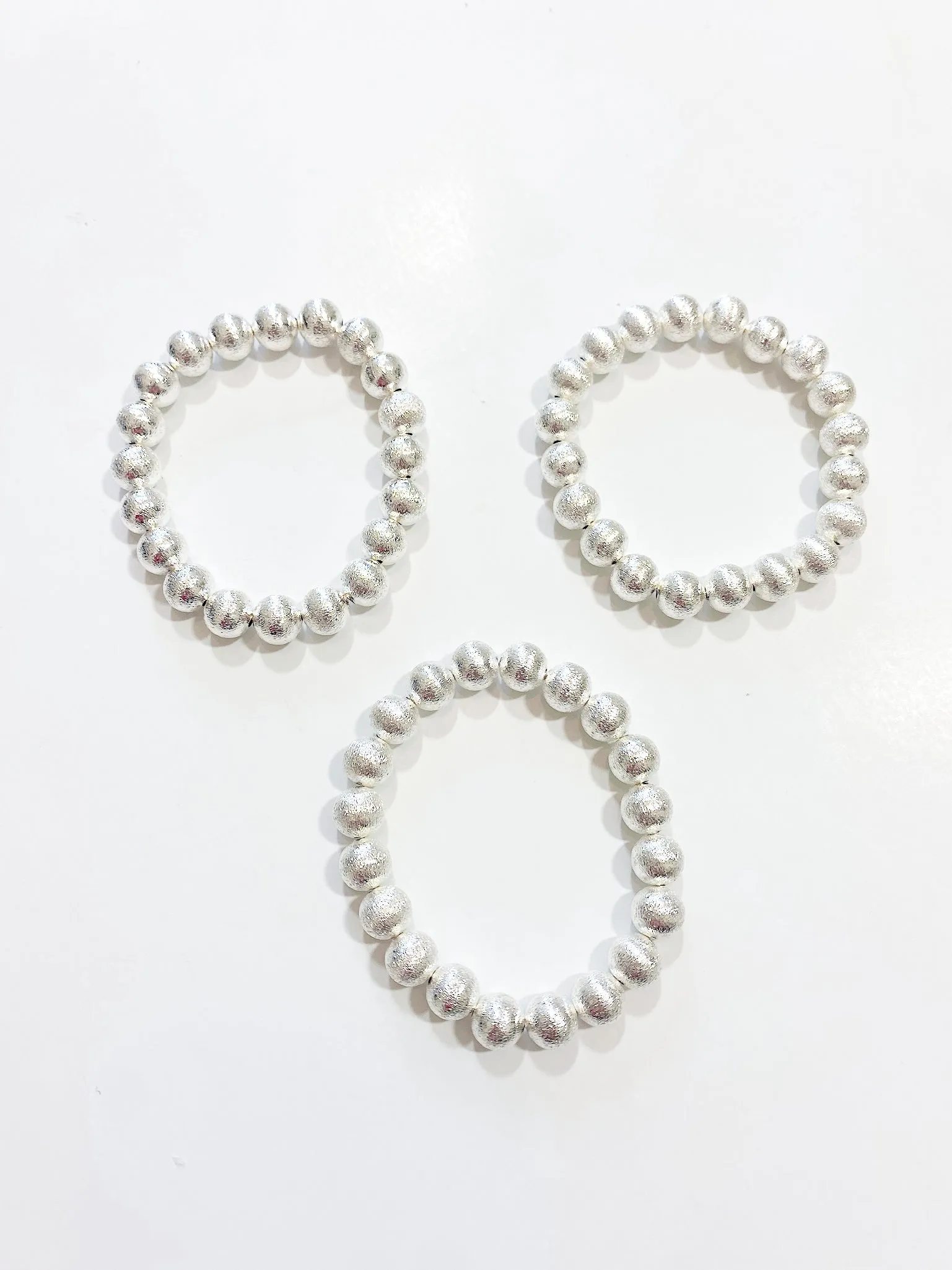 Shiny Textured Stretch Bracelet