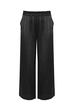 Shiny Wide Leg Pant