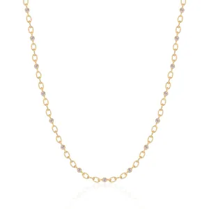 Signature Oval Link Studded Chain