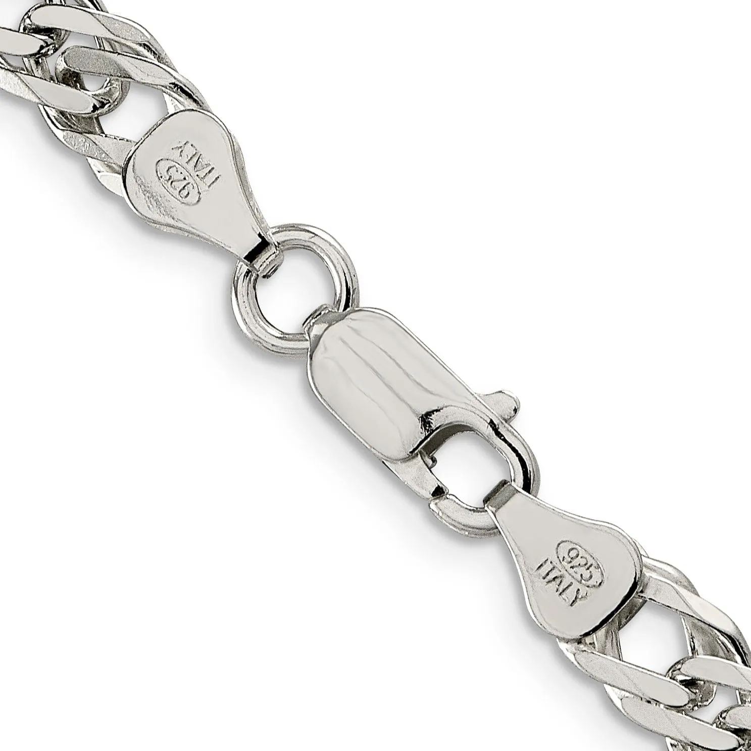 Silver 6.25-mm Double 6 Side Flat Fancy Chain