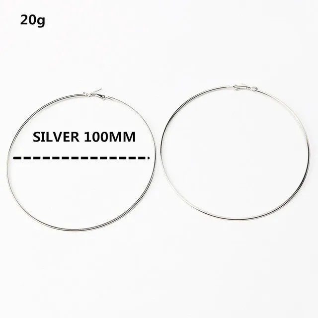 Silver or Gold Hoop Earrings
