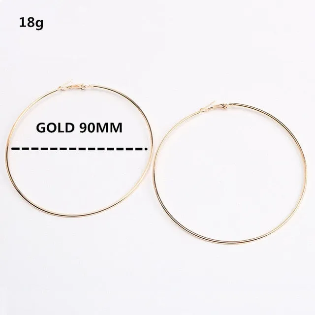 Silver or Gold Hoop Earrings