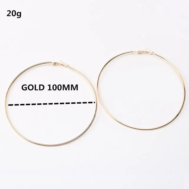 Silver or Gold Hoop Earrings