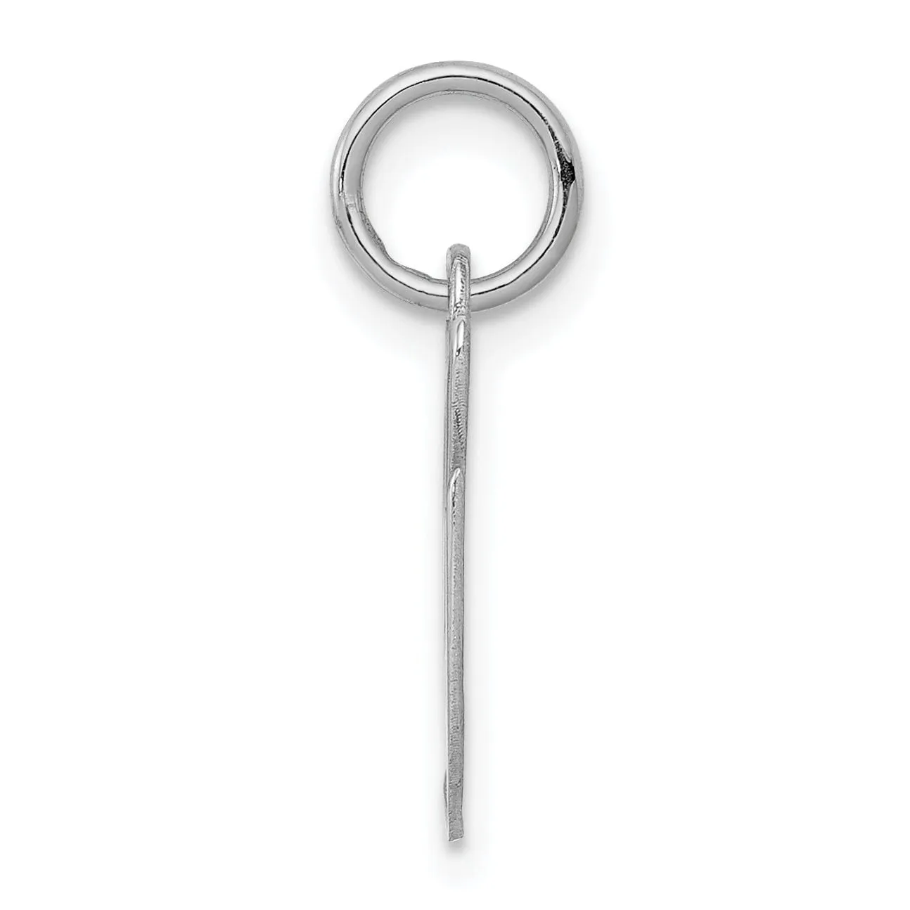 Silver Small Fancy Script Initial G Charm