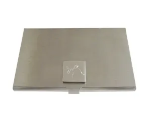 Silver Toned Etched Ant Bug Insect Business Card Holder